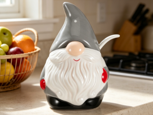 Christmas-Themed Ceramic Canister Set (2-Piece)